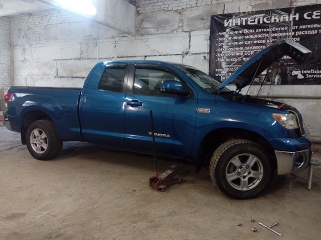 Toyota Tundra — программное отключение продувки катализатора, установка заглушек